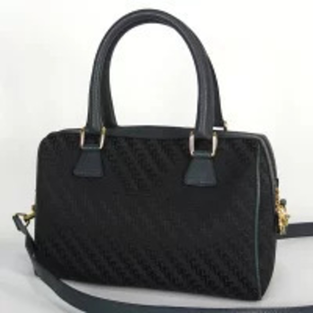 Gucci Bag Canvas Boston Handbag